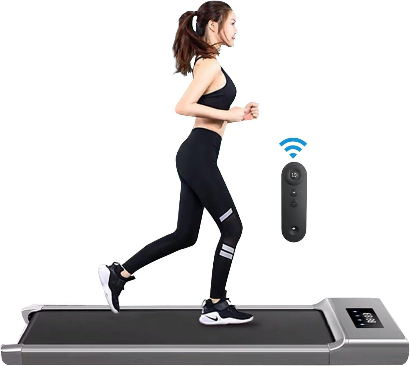 Under Desk Treadmill - 12KM/H Walking Pad Running Machine for Home & Office Use